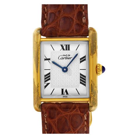 cartier watch tank|certified pre owned cartier watches.